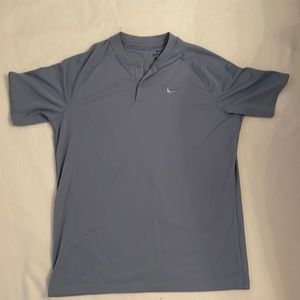 Nike golf polo light blue size L dri fit
